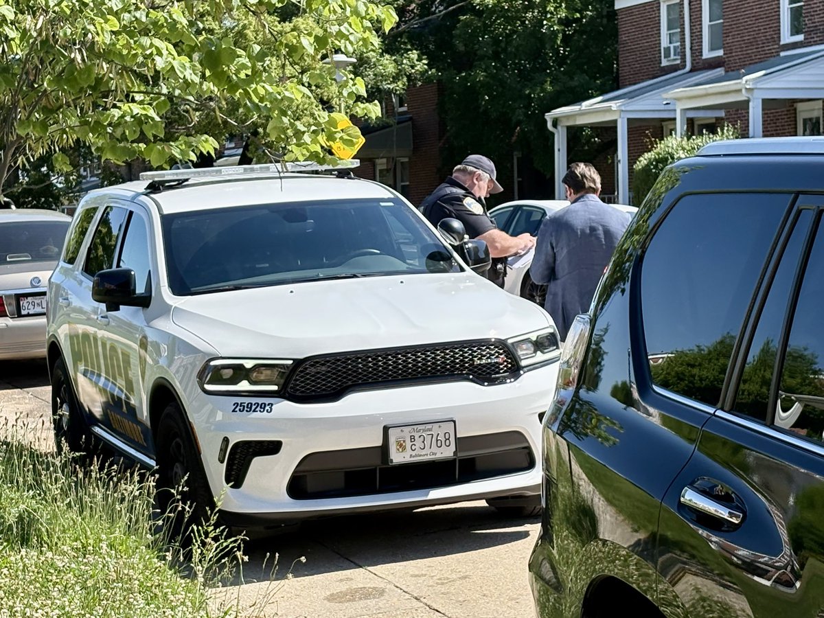 Baltimore Police have arrived on scene of an alleged squatter incident in East Baltimore