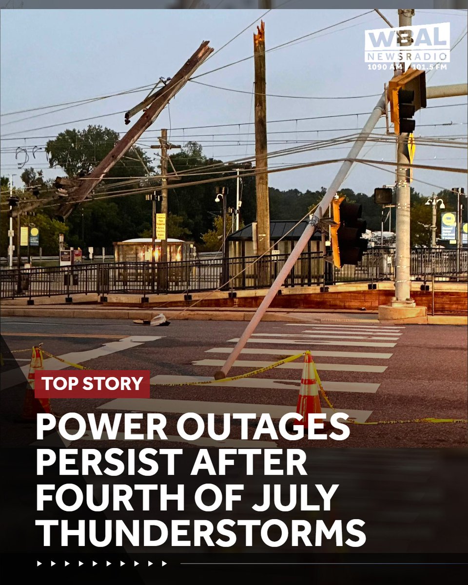 More than 11,000 customers are still without power on Tuesday morning following severe thunderstorms over the Fourth of July weekend, and full restoration is not expected until Wednesday evening. More