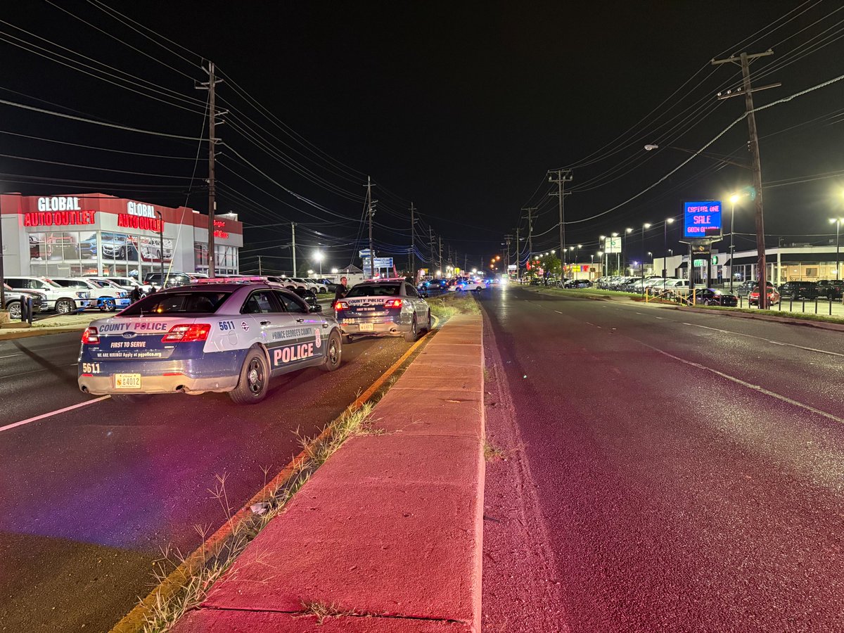 Officers responded to the 4700 block of St. Barnabas Rd at approx.   The pedestrian, an adult male, was taken to the hospital where he was pronounced dead a short time later.
