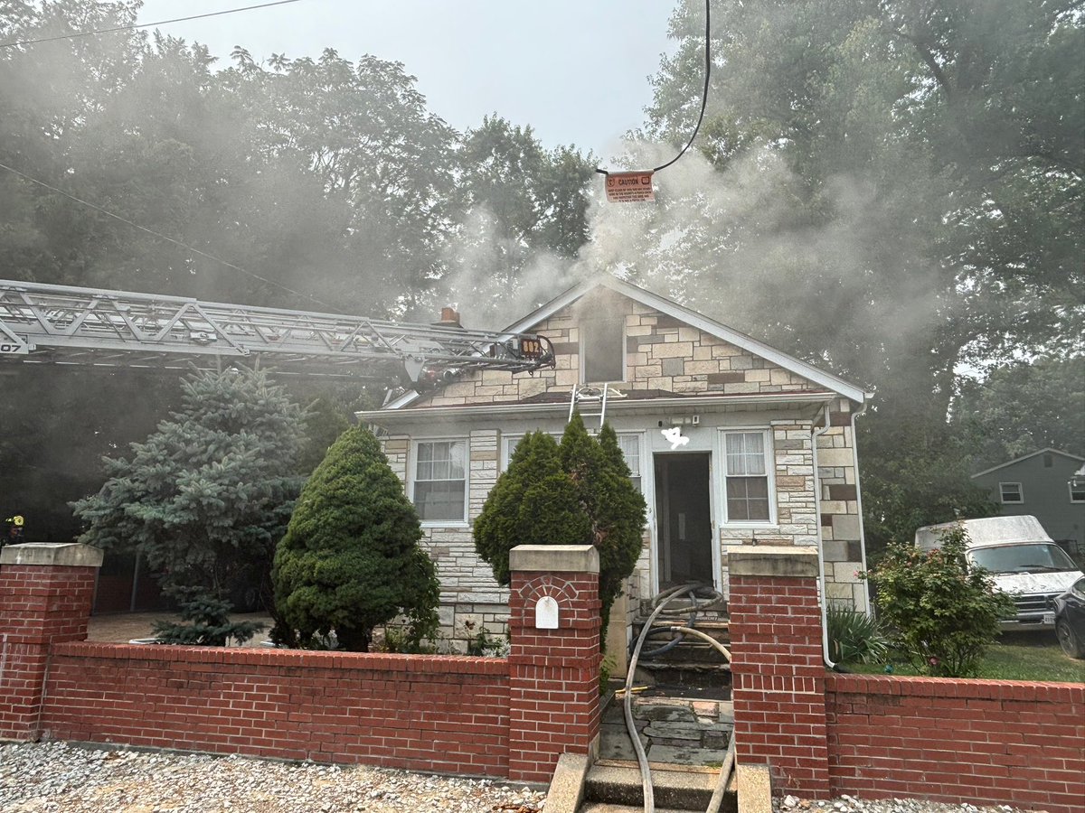 House fire  700 block Clovis Ave in Capitol Heights. PGFD units on scene of a 2 story single family with fire between first and second floor walls. Fire is out, no extension and no injuries. Fire Investigators on scene
