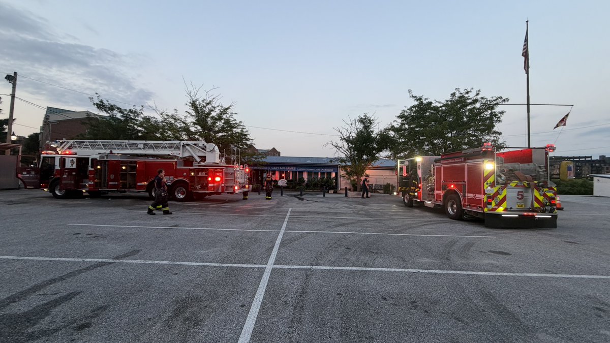 Baltimore Firefighters are up early Sunday morning fighting a restaurant fire in Southeast Baltimore.