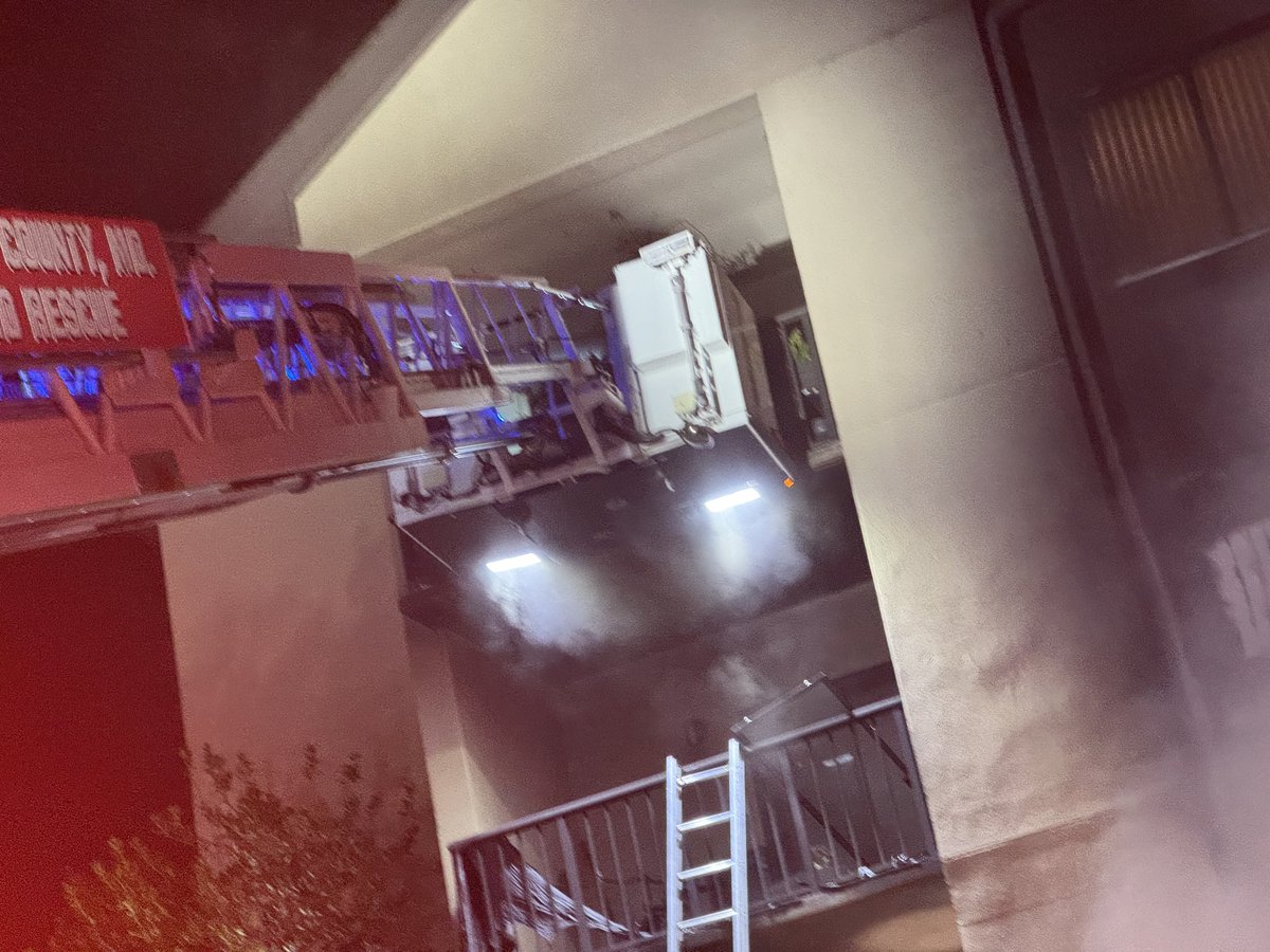 MCFRS Units on the scene 6000 Blk California Cir, Miramont Apts. 2nd Alarm Fire. Heavy Fire on the 2nd Floor, Fire has been extinguished all Searched Negative. Crews checking for ect., Salvage and Overhaul. Unknown  of residents displaced. No known injuries