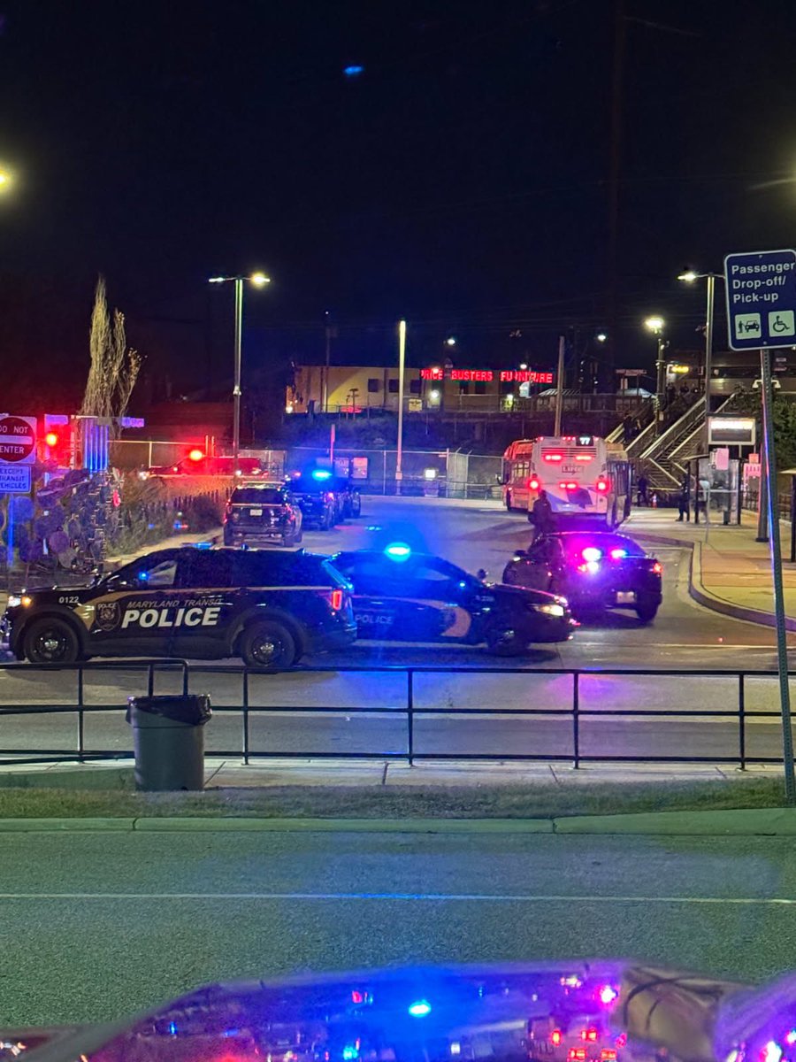 Maryland Transit Police, Amtrak authorities, and firefighters convened at the train platform in west Baltimore to investigate an incident.