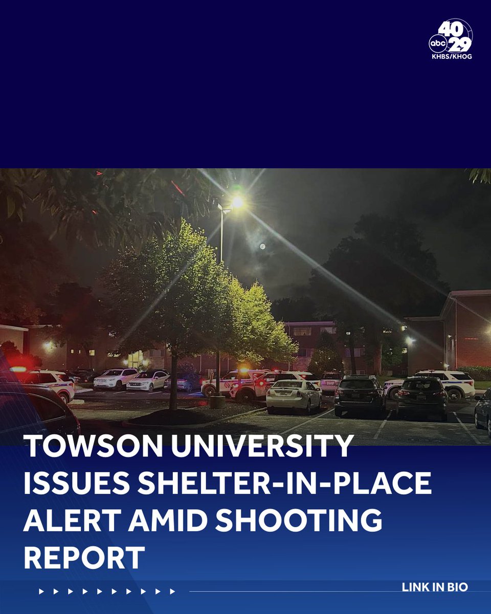 Towson University issues shelter-in-place alert amid shooting report