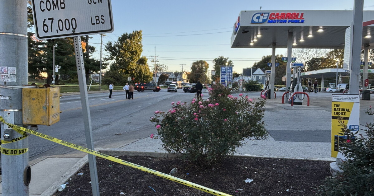 One person has been killed and two more injured in a shooting in the 5200 block of Muth Avenue, near North Forest Park Avenue.